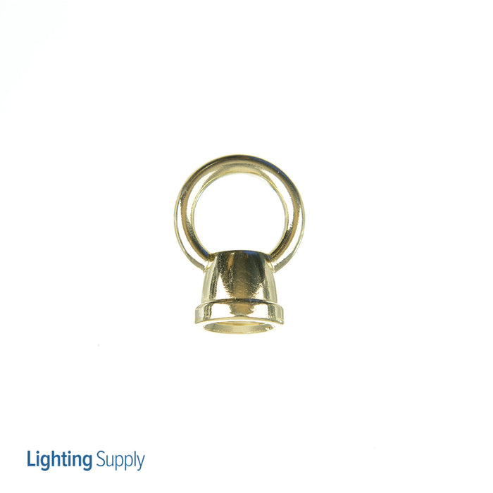 SATCO/NUVO 1 Inch Female Loops 1/8 IP With Wireway 10 Pounds Maximum Brass Plated Finish (90-201)