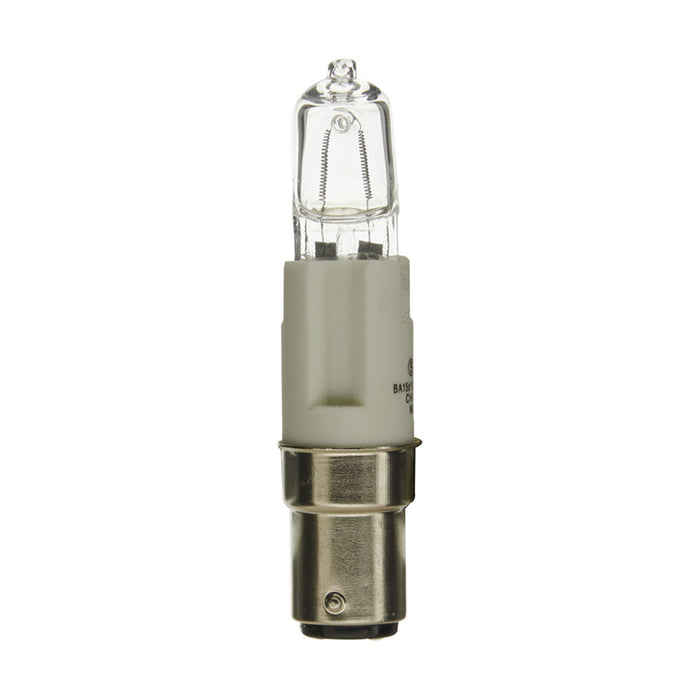 SATCO/NUVO 100Q/CL/DC 100W Halogen T4 Long Clear 2000 Hours 1600Lm DC Bay Base 120V 2900K (S4361)