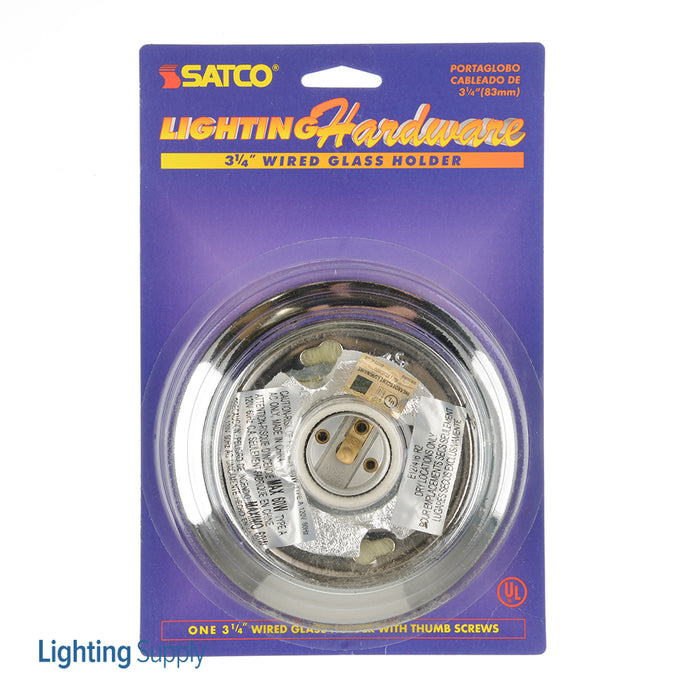 SATCO/NUVO Wired Holder Chrome Finish 3-1/4 Inch (S70-840)
