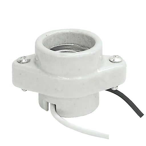 Standard Porcelain Medium Base Socket With Cleat 9 Inch Leads 660W Maximum 250V Maximum (SME-A92)