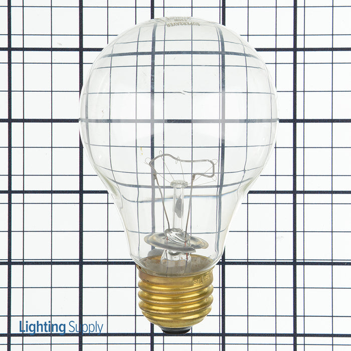 Sylvania 135A21/TS/8M/SS 120-125V Incandescent A21 Bulb Shape Traffic Signal Krypton Filled Clear Medium Brass Base With Heat Reflector 135W 120-125V 6 Pack/Priced Per Each (12843)
