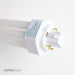 Sylvania CF32DT/E/IN/835/ECO 32W T4 Triple Tube Compact Fluorescent 3500K 82 CRI 4-Pin GX24Q-3 Plug-In Base Bulb (20885)
