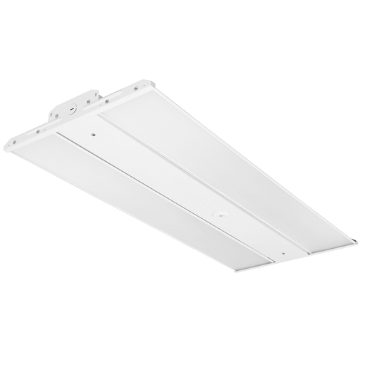 Sylvania LNHIBA4A/220HUVD840/12W/WH6C Linear High Bay 4A 220W 277-480V 0-10V Dimming 80 CRI 4000K 14.2 Inch By 24.8 Inch Wide Distribution White With 8 Foot Cord/L5 Plug (62852)