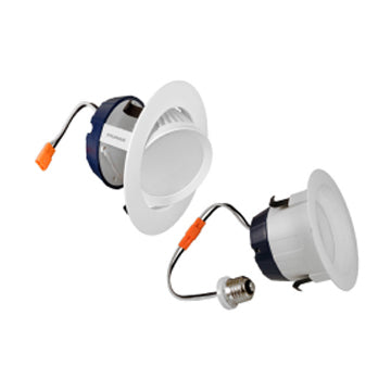 Sylvania LEDRT4600930FL80 600Lm 3000K 90 CRI 4 Inch LED Recessed Downlight Kit Integrated White Trim Included (74286)