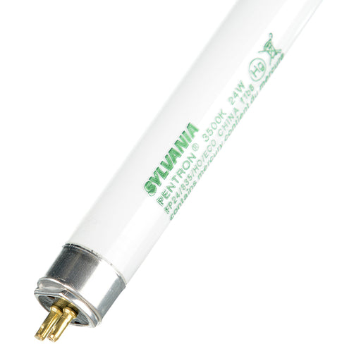 Sylvania FP24/835/HO/ECO 24 Inch 24W T5 Fluorescent 3500K Neutral White 82 CRI Miniature Bi-Pin Base (20929)