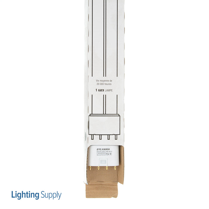Sylvania FT40DL/850/RS/ECO Dulux 40W Long Compact Fluorescent Lamp With 4-Pin Base 5000K 82 CRI For Use On Magnetic Electronic/Dimming Ballasts (20576)