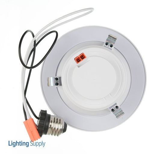 Sylvania LEDRT4600950 600Lm 5000K 90 CRI 4 Inch LED Recessed Downlight Kit Integrated White Trim Included (74289)