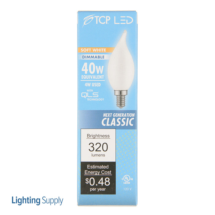 TCP Filament F11 40W 2700K Dimmable E12 Frost (FF11D4027EE12W)