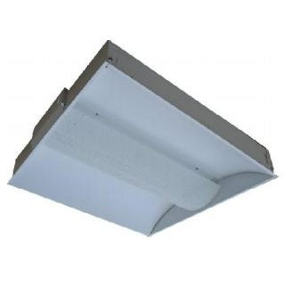 Standard Fluorescent 2X2 Low Profile Direct/Indirect Troffer 120-277V Fixture For (2) F24T5HO Bulbs (UCPF224MV)