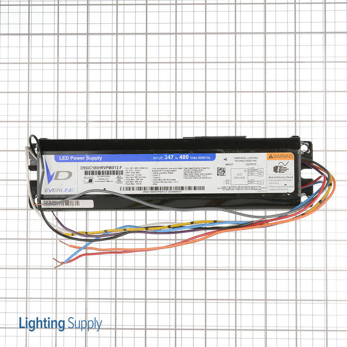 Universal 950mA 180W Programmable LED Driver Tuned To 1750mA (D950C180HRVPWX12-FPRGC)
