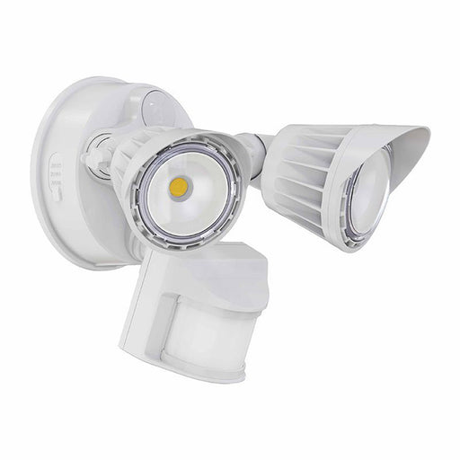 Westgate Manufacturing 20W 3 CCT 3000K/4000K/5000K White 2-Heads Security Light With Motion Sensor (SL-20W-MCT-WH-P)