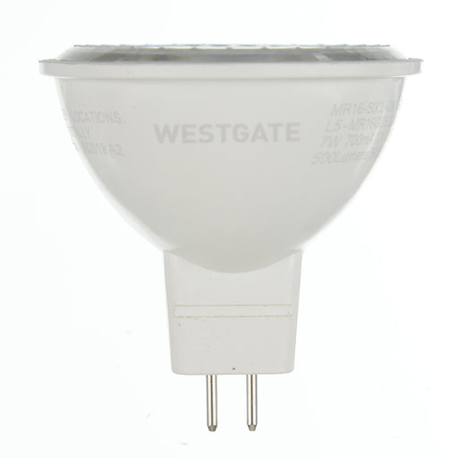 Westgate Manufacturing MR16 LED Lamps 12V AC/DC GU5.3 Base 36 Degree 5000K (MR16-500L-C90-50K-D)