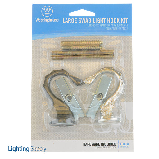 Westinghouse 1-1/2 Inch Swag Hook Kit Brushed Nickel And Oil Rubbed Bronze Finishes (7044700)