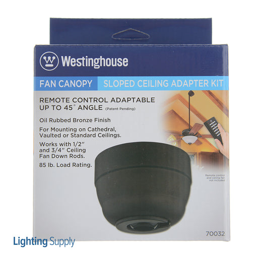 Westinghouse Oil Rubbed Bronze Cathedral Ceiling Fan Canopy Kit (7003200)