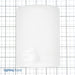 Westinghouse White Linen Cylinder Shade 2-1/4 Inch Fitter (8101600)