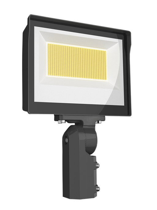 RAB LED Flood X17 Field Adjustable 140W-100W-70W 3000K/4000K/5000K With Slipfitter Mount Photocell 480V Bronze (X17XFU140SF/480)