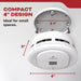 Kidde 10SDR DETECT Compact Smoke Alarm AA Battery Powered (21031428)