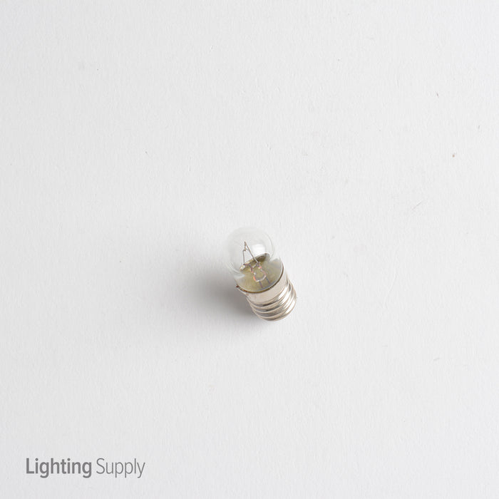 Standard .02 Amp 1.25 Inch T3.25 Incandescent 14V Mini Screw Base Clear Miniature Bulb (#1487)