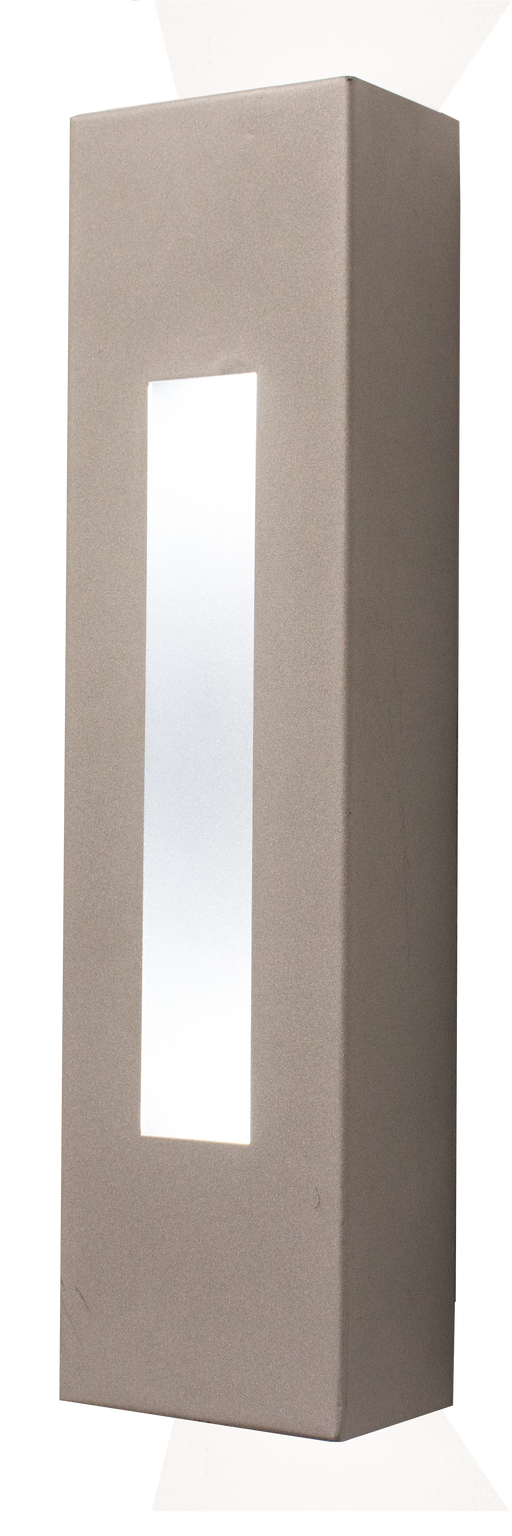 Westgate Manufacturing Crest By Westgate LED Wall Mount Sconces 1800Lm 4000K 120-277V Silver (CRE-HL20-02-40K-SIL)