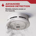 Kidde 10SDR DETECT Compact Smoke Alarm AA Battery Powered (21031428)