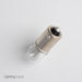 Standard .05 Amp 1.25 Inch T3.25 Incandescent 55V/60V Miniature Bayonet (BA9S) Base Clear Miniature Bulb (#1835)