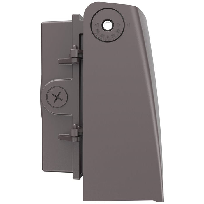 Sunlite LFX/SWP/HMW/3SCT/PC/BRZ/G3 Slim Adjustable LED Wall Pack Wattage/CCT Selectable 20W/40W/60W/80W 3000K/4000K/5000K 120-347V Dimmable Photocell Bronze (08562-SU)