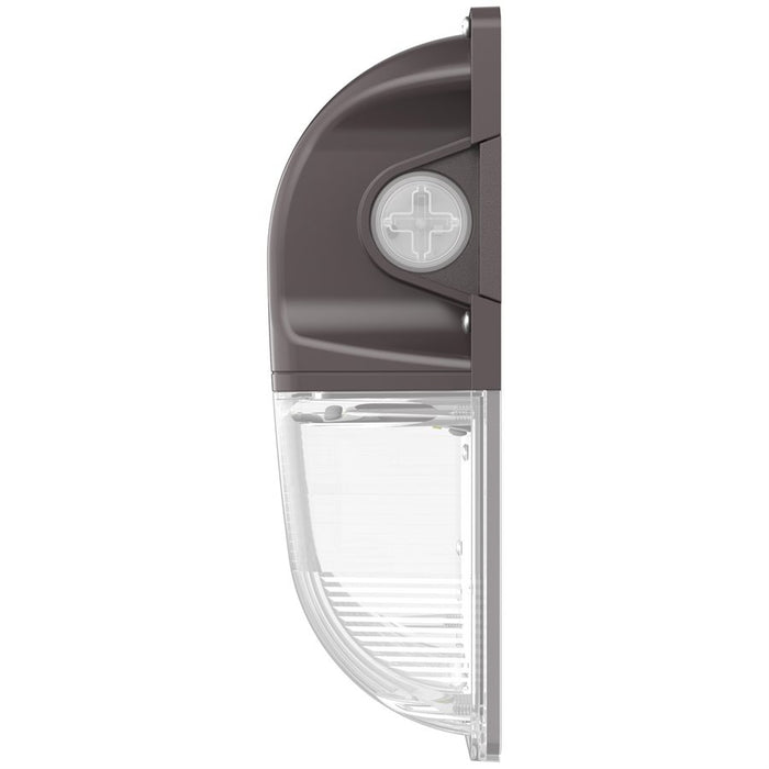 Sunlite LFX/MWP/MW/SCT/ORB/PC/G3 Mini LED Wall Pack Outdoor Fixture Wattage/CCT Selectable 15W/20W/30W 3000K/4000K/5000K Dimmable 120-277V Photocell Oil Rubbed Bronze (08564-SU)