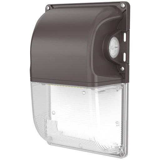 Sunlite LFX/MWP/MW/SCT/ORB/PC/G3 Mini LED Wall Pack Outdoor Fixture Wattage/CCT Selectable 15W/20W/30W 3000K/4000K/5000K Dimmable 120-277V Photocell Oil Rubbed Bronze (08564-SU)