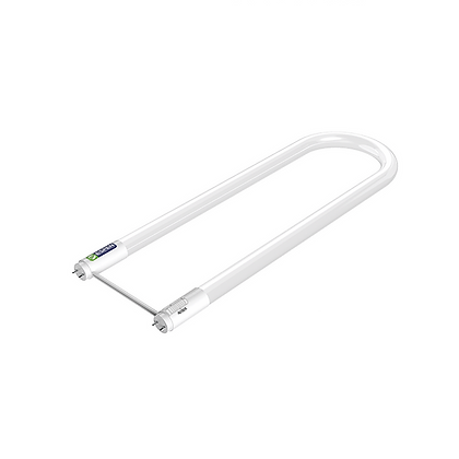 Espen Uniflex Type A/B LED T8 U-Bend 24 Inch 6 Inch Spacing Lamp Plug And Play Or Ballast Bypass Input 120-277V 80 CRI CCT Selectable 3500K/4000K/5000K 13W 1900Lm G13 Base Plastic (LB48T8U6/8T/13P-AB)