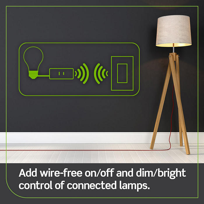 Leviton Decora Smart Dimmer Plug Indoor Wi-Fi (D23LP-1RW)