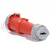 Leviton 100 Amp 480V 3-Phase 3P 4W Pin And Sleeve Connector Industrial Grade Watertight Red (4100C7WLEV)