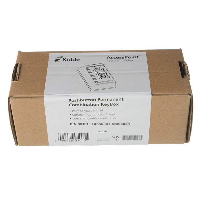 Kidde S5 Keysafe Original Permanent Push Titanium (001015)