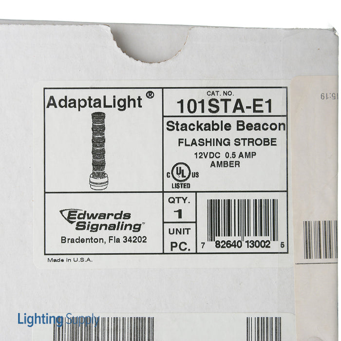 Edwards Signaling 101 Series Strobe Light Module Up To 5 Can Be Stacked Inch Any Order On A 101 Series Base (101STA-E1)
