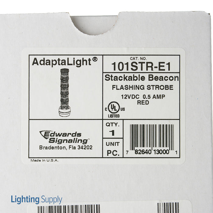 Edwards Signaling 101 Series Strobe Light Module Up To 5 Can Be Stacked Inch Any Order On A 101 Series Base (101STR-E1)