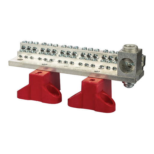 NSI 225A Stacked Neutral Bar 4-14 AWG 36 Circuits And 350 MCM-6 AWG Main Lug With Mounting Base (1036MB)