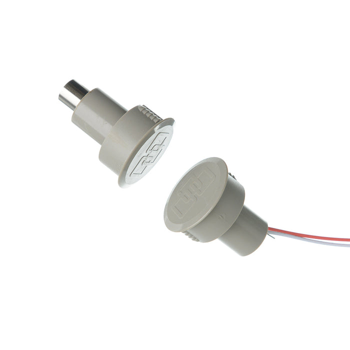 Edwards Signaling 1 Inch Diameter Recessed Steel Door SPDT Gray (1076-G)