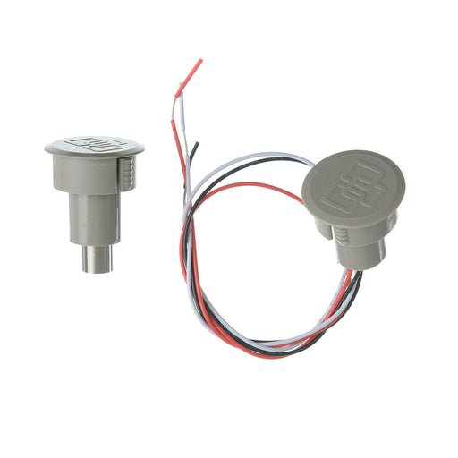 Edwards Signaling 1 Inch Diameter Recessed Steel Door SPDT Gray (1076-G)