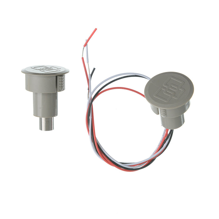 Edwards Signaling 1 Inch Diameter Recessed Steel Door SPDT Gray (1076-G)