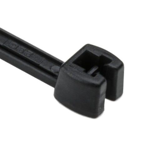 HellermannTyton Q Tie 6.1 Inch Long 18 Pounds Tensile Strength PA66HS Black 100 Per Package (109-00091)