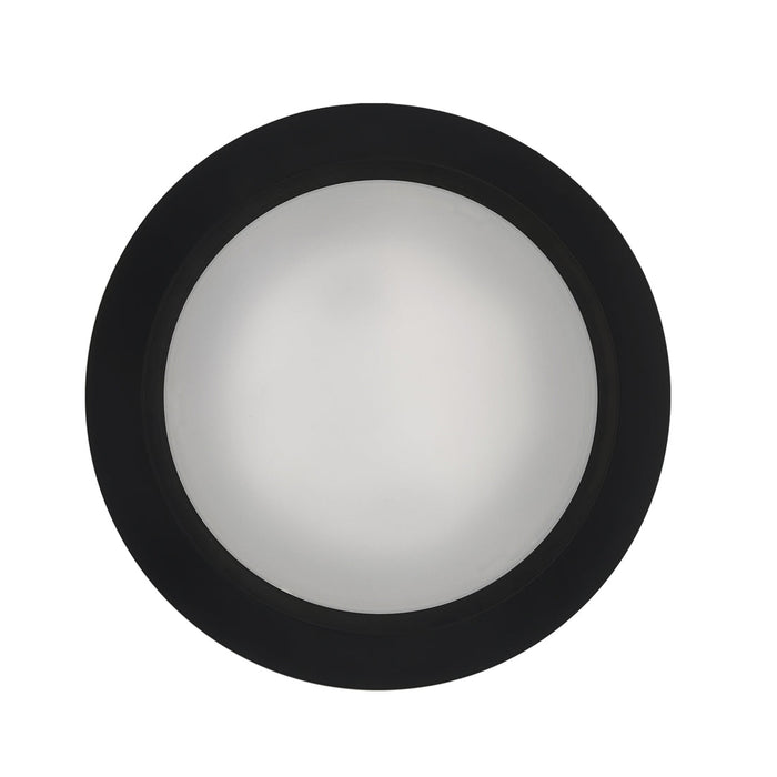 Bulbrite LED25DISC/10/930/J/BLRD/D 25W 10 Inch LED Round Disc Light 2000Lm 3000K 90 CRI 120V Dimmable Black (773278)
