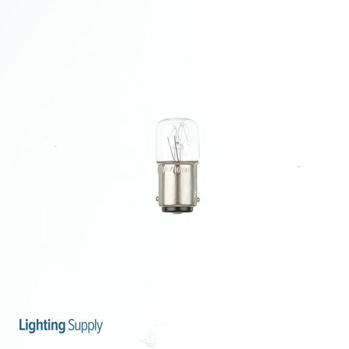 Standard 110-140V Range Wattage 6-10W Type T5 Miniature Bulb Length 35mm Overall Diameter 16mm Base Type BA15D (Double Contact Bayonet) 3500 Hours (T1635B15U)