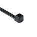 HellermannTyton High Temperature Cable Tie 15.35 Inch Long UL Rated 50 Pounds Tensile Strength PA66HIRHSUV Black 1000 Per Package (111-01128)