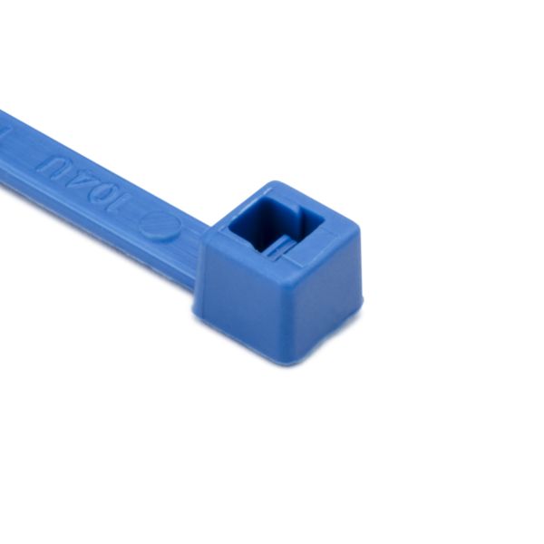 HellermannTyton Cable Tie 5.8 Inch Long UL Rated 30 Pound Tensile Strength PA66 Blue 1000 Per Package (T30R6M4)