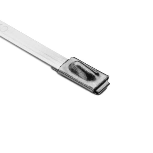 HellermannTyton Stainless Steel Tie 14.3 Inch Long 450 Pound Tensile Strength SS304 Metal 50 Per Package (MBT14H-S)
