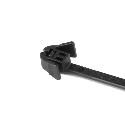 HellermannTyton Releasable Cable Tie 12 Inch Long 30 Pound Tensile Strength PA66 Black 100 Per Package (REZ300.NB3P)