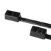 HellermannTyton Double-Head Cable Tie 8.3 Inch Long 50 Pound Tensile Strength PA66HS Black 1000 Per Package (T50RDH0HSM4)