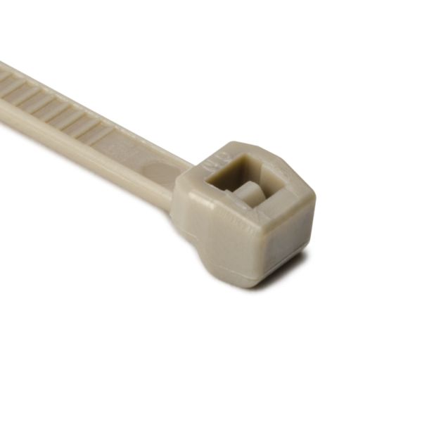 HellermannTyton High Temperature Cable Tie 5.7 Inch Long 52 Pounds Tensile Strength PEEK Beige 100 Per Package (118-00032)