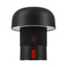 Adesso Kooduu Sensa Play Mini Mushroom Table Lamp With Bluetooth Speaker Black (1206-01)