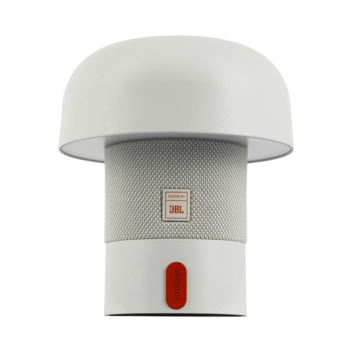 Adesso Kooduu Sensa Play Mini Mushroom Table Lamp With Bluetooth Speaker White (1206-02)