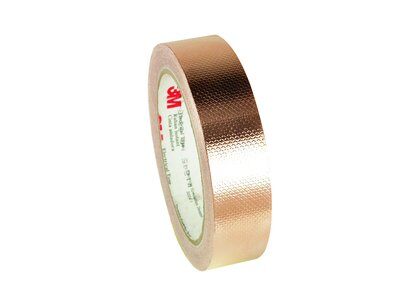 3M - 27552 Embossed Copper Foil Emi Shielding Tape 1245-1/2 Inch X 18 Yard 3 Inch Paper Core (7000140703)